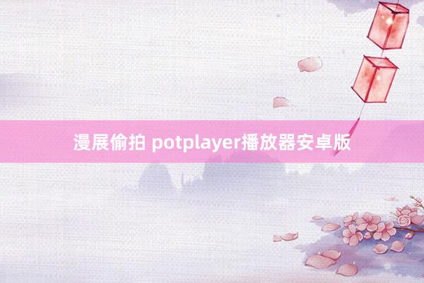 漫展偷拍 potplayer播放器安卓版